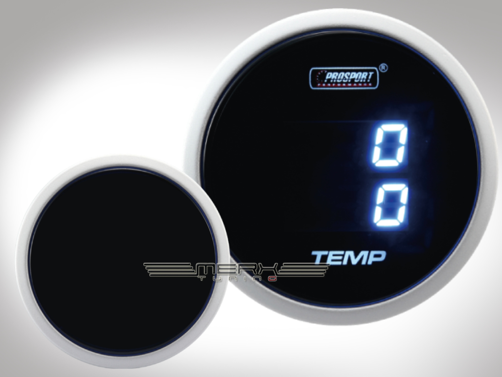 Temperatur Anzeige Dual Serie 52mm