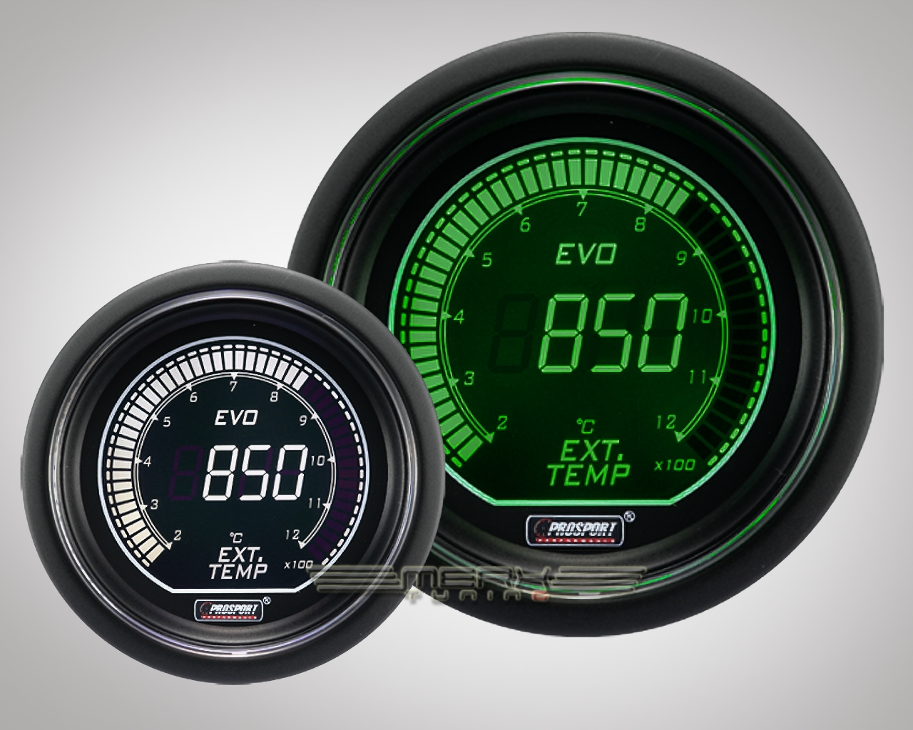 Abgastemperatur EVO Serie Prosport 