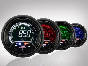 Abgastemperatur Anzeige EVO Premium Serie 60mm