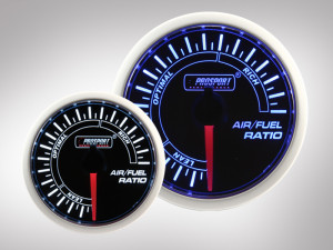 Benzin-Luft-Gemisch Anzeige BF Performance Serie Blau/ Weiss 52mm