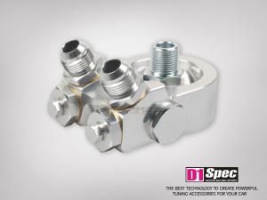 Ölkühler Adapter mit Thermostat und Geberabgriffe