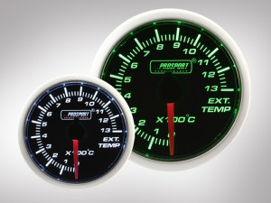 Abgastemperatur Anzeige BF Performance Serie Grün/ Weiss 52mm