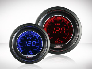Öltemperatur Anzeige Rot/ Blau EVO Serie 52mm