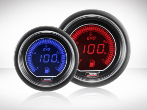 Tankanzeige Rot/ Blau EVO Series 52mm