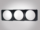3er Instrumentenhalter für Radio DIN Schacht