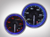 Wassertemperaturanzeige Crystal-Blue Serie 52mm