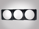 3er Instrumentenhalter für Radio DIN Schacht