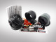 Benzindruck Anzeige Racing Premium Serie Orange/ Weiss Prosport 60mm