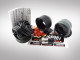 Benzindruck Anzeige Racing Premium Serie Orange/ Weiss 52mm
