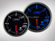 Benzindruck Anzeige Racing Premium Serie Blau/Weiss 60mm
