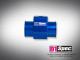 28mm Adapter für Wassertemperatur blau