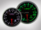 Abgastemperatur Anzeige Racing Premium Serie Grün/ Weiss 52mm