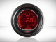Benzindruckanzeige elektrisch Rot/ Blau EVO Serie 52mm