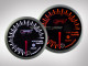 Benzin-Luft Gemisch Anzeige Racing Premium Serie Orange/ Weiss 60mm