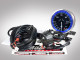 Ladedruckanzeige Crystal-Blue Serie 52mm