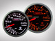 3Bar Ladedruck Anzeige Racing Premium Serie Orange/ Weiss 52mm 