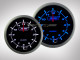 Uhranzeige Racing Premium Serie Blau/ Weiss 52mm