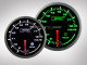 Voltanzeige Racing Premium Serie Grün/Weiss 60mm