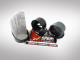 Voltanzeige Racing Premium Serie Orange/ Weiss Prosport 60mm